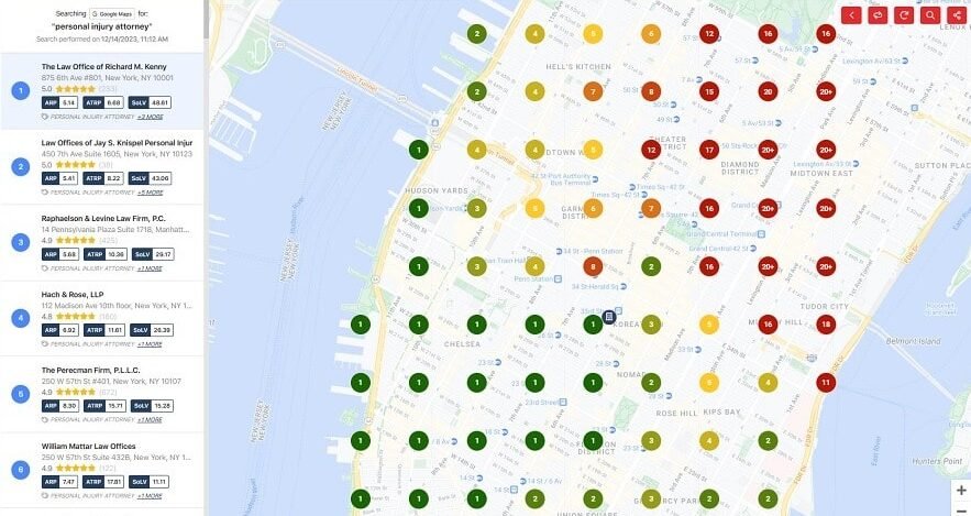 Local SEO Grid Rank